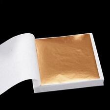 1-100 Sheets Gold Silver Copper Rose Leaf Art Crafts Scrapbooking Gilding Frame