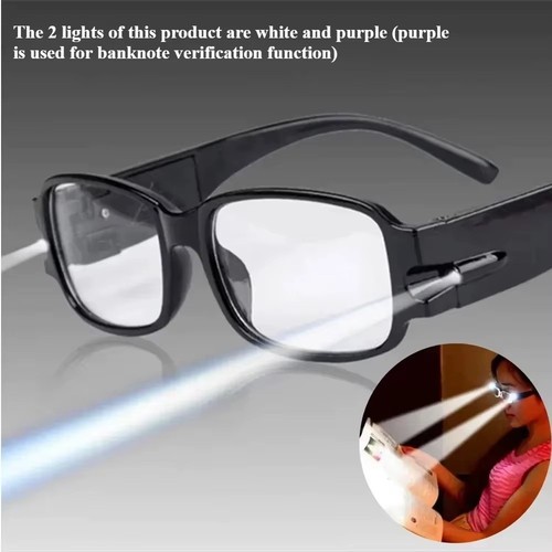 Led reading glasses with - led,