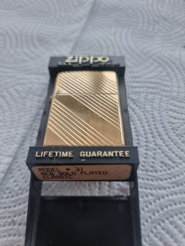 Vintage zippo lighter - vintage, slim