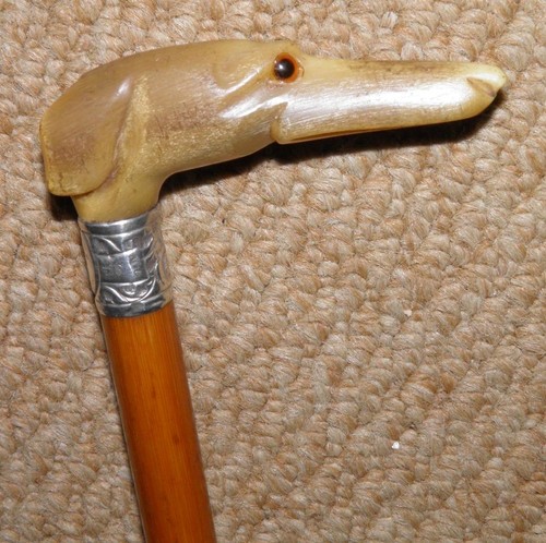 Antique hunting riding whip - hunting,