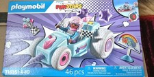 Funstars Unicorn Pull Back Racing Cart, Playmobil, Girls new in box