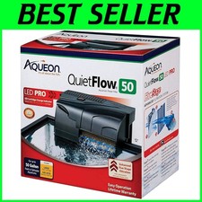 QuietFlow 50 LED Pro: Ultimate Fish Tank Filtration