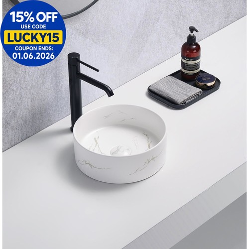Affine round countertop basin - countertop,