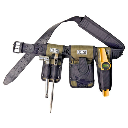 Scaffold nylon green leather - green,