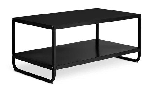 Black coffee table - black, habitat