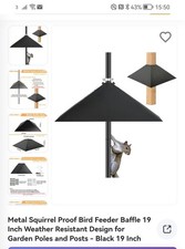 Metal Squirrel Proof Bird