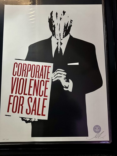 Shepard fairey corporate - fairey, “corporate