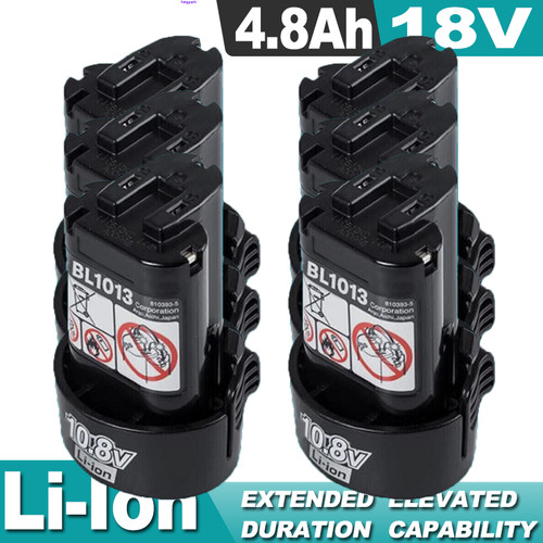 8ah li ion for - 2x, 4.8ah