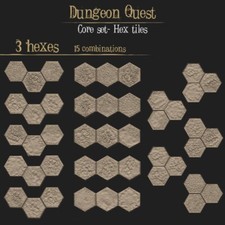 Hex Dungeon Tiles