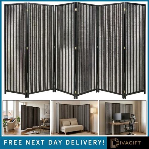 Black wooden room divider - divider, 6