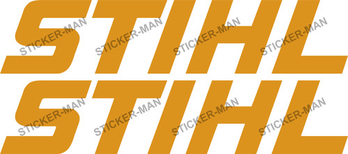 Stihl stickers van power - 2x,