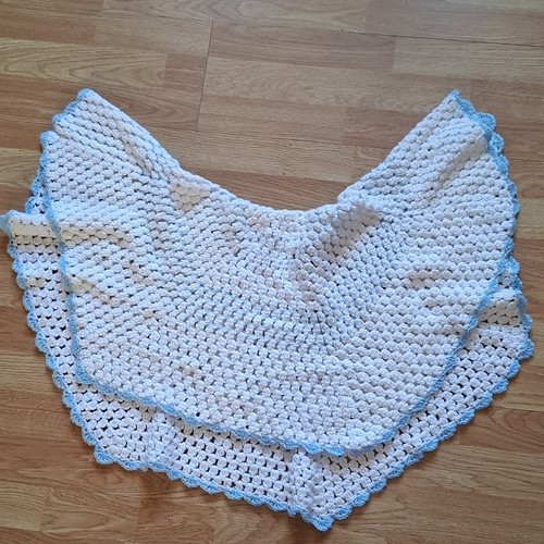 Crocheted white and - ,