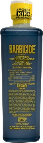 Barbicide disinfectant - barbicide,