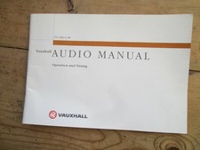 VAUXHALL AUDIO MANUAL MAY 1996