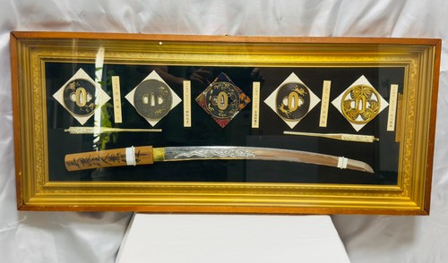 Japanese samurai sword tsuba - japanese,