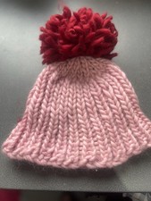 Hand Knitted Bobble Hat Baby