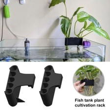 2pc Aquarium Fish Tank Emerging Plant Holder Plant Cultivation Rack Storage Rack