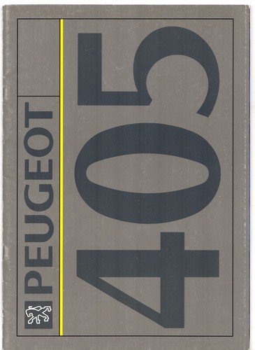 Peugeot 405 saloon 1991 1992 - 405, 1991-1992
