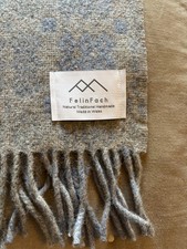 BNWOT ( British) Wool Throw / Blanket. Felin Fach. Welsh. Woven in Wales.