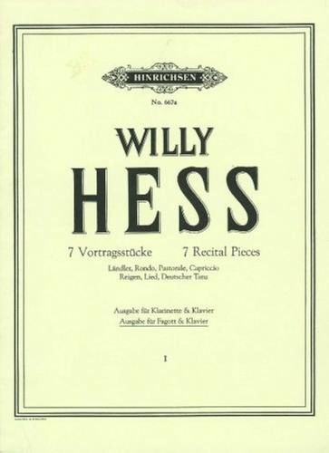 Hess seven recital pieces - seven, vol