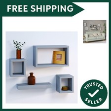 Set Of 4 Wall Hanging Wooden