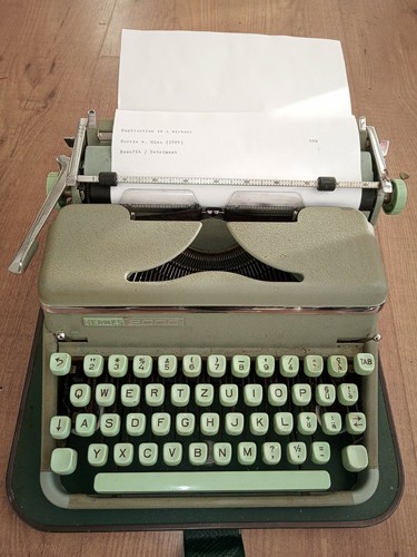 Hermes 2000 vintage typewriter - vintage,