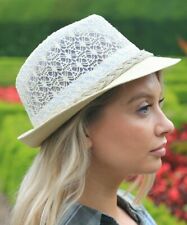 Ladies Sun Hat Trilby Panama