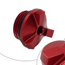 1xRed Engine Oil Cap Bolt