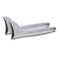 Exhaust Fishtai pair for Kawasaki VN 1500 Drifter chr.