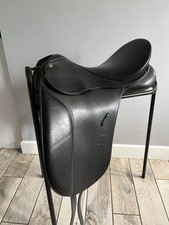 Bates Dressage Saddle Black 17.5"