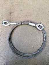 Ex MOD 9ft Towing Recovery Cable 1.75 Ton Ferret Rope Chain Heavy Duty Military