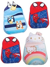 New Kids Floor Lounger Floor Pillow & Chair, Choice Bluey or Spiderman 47"X69"