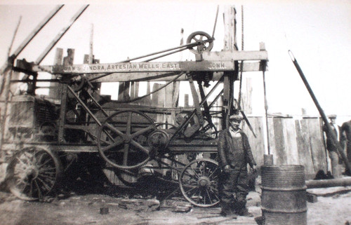 Artesian well water - well, spudder