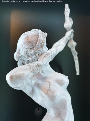 Erotic female art statue - , torso