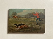 Antique Oil Painting On Wood