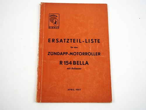 Zündapp r154 bella - r154, scooter