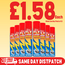 12 x SANMEX FLY & WASP KILLER