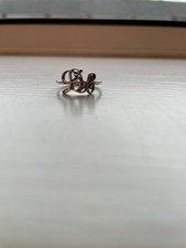 Alex Monroe Love Ring Silver UK Size S