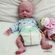 COSDOLL 14.9" Full Body Silicone Boy Doll with Drink-Wet System Reborn Baby Doll