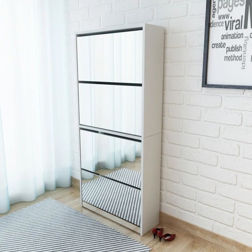 Shoe cabinet layer mirror - cabinet, 4-layer