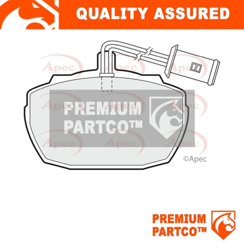Premium front brake pads - front, set