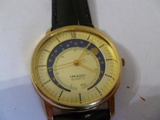 Mens Vintage Imado Moon Phase Quartz Watch - Non Runner