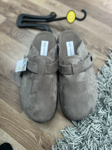 Mens taupe coloured leather - taupe,