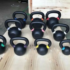 6KG Cast Iron, Powder Coated, Kettlebell. Home Gym Strength Exercise Training