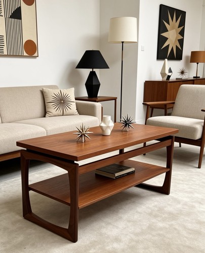 Plan quadrille vintage teak - plan,
