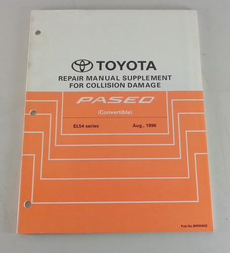 Workshop manual toyota - toyota, paseo