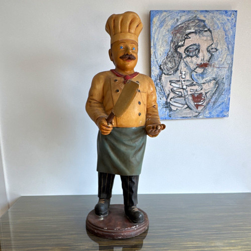 Vintage carved wood - carved,