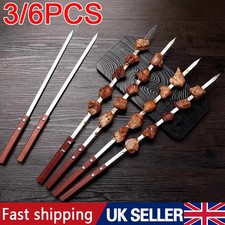 6/12Pcs Barbecue Skewers Flat