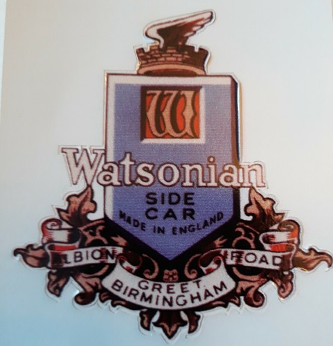 Watsonian side car sticker - side,