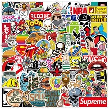 100X Cool Vinyl Graffiti Sticker Bomb Skate Laptop PVC Stickers Car Decal Gifts